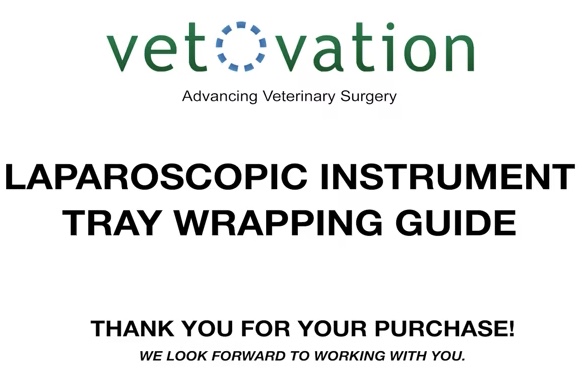 Laparoscopic Instrument Tray Wrapping Guide